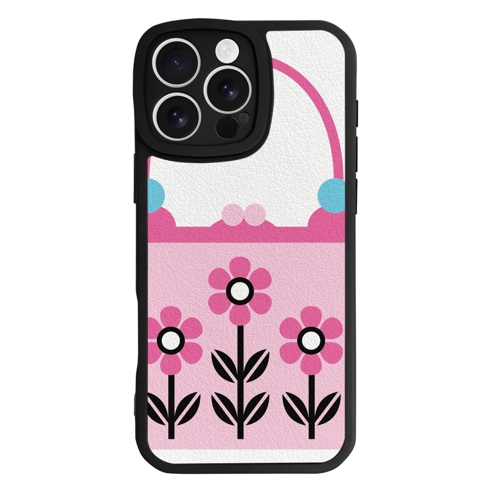 （画像用） Hello Kitty ハローキティ 【iPhone 16シリーズ対応】シリコンスマホケース（レザー調） 材質：シリコン